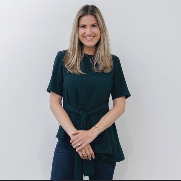 Zara asymmetrical top green - Picture 6 of 6